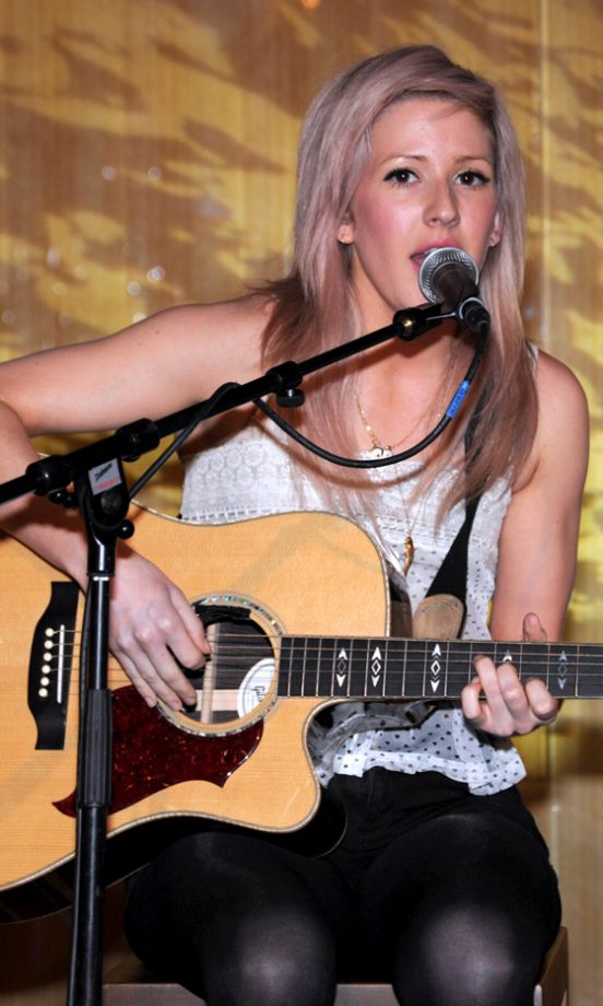 Ellie Goulding Playing At The Opening Party For Topshop's New London Store, 2010