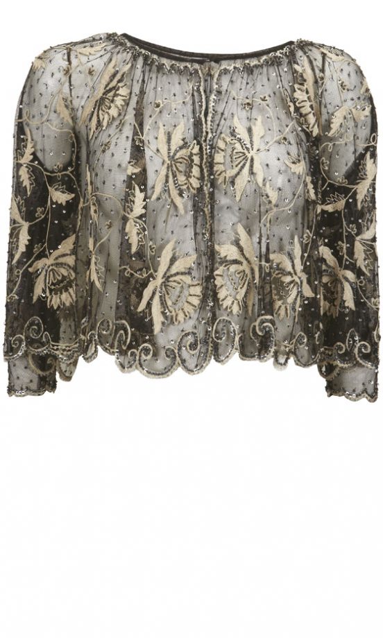 Kate Moss Topshop Embroidered Cape, £70