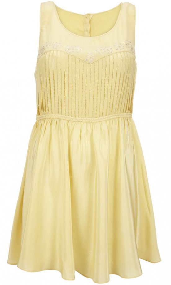Kate Moss Topshop Slashed Panel swing Dress, £120