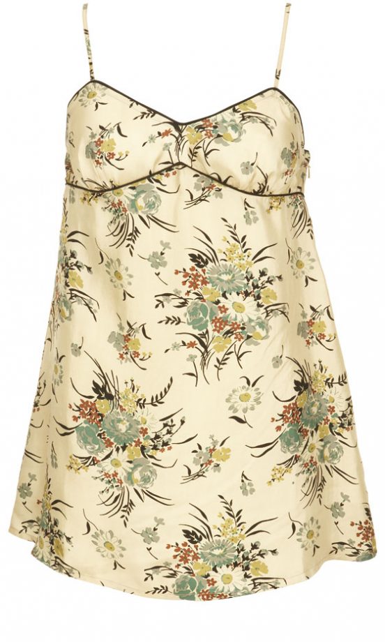Kate Moss Topshop Vintage Bouquet Silk Slip, £50