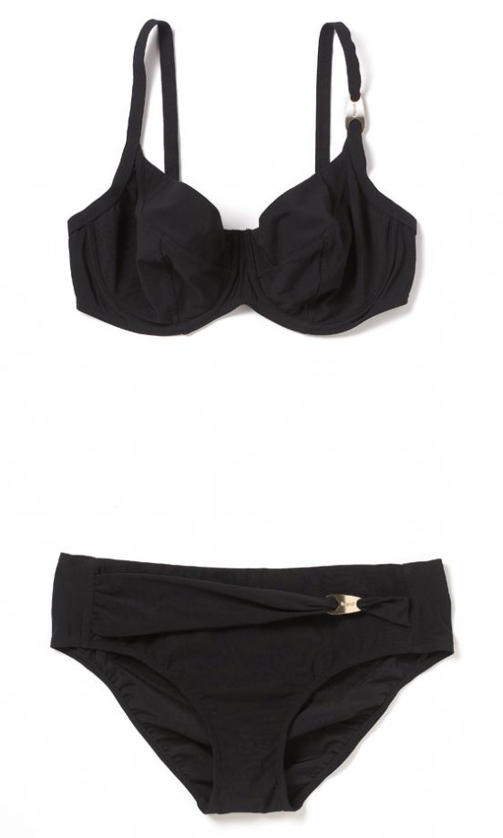 Lepel Black Panelled Bikini, £38. Not Avilable Online