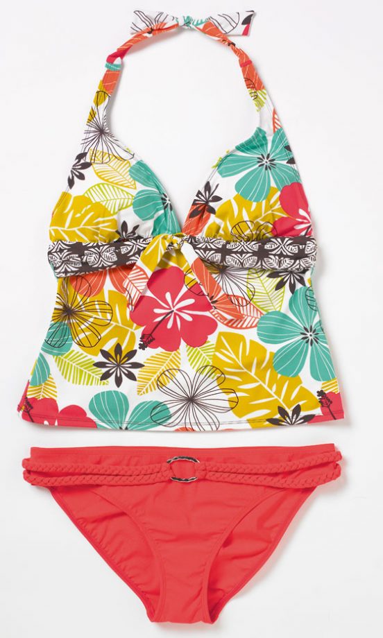 Linea Tropical Tantrum Halter Tankini, £26
