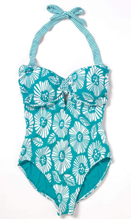 Seafolly Blue Halterneck Bikini, £20. Not Available Online