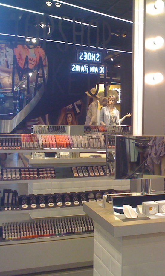 The Topshop Make-Up At Topshop's New London Store, 2010