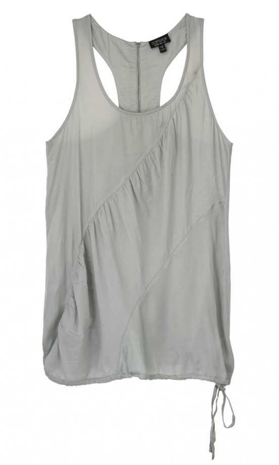 Topshop Asymetric Panel Zip Back Vest, £30