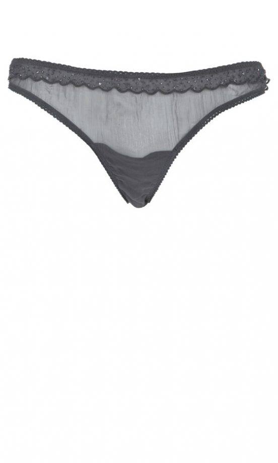 Kate Moss Topshop Black Knickers, £16