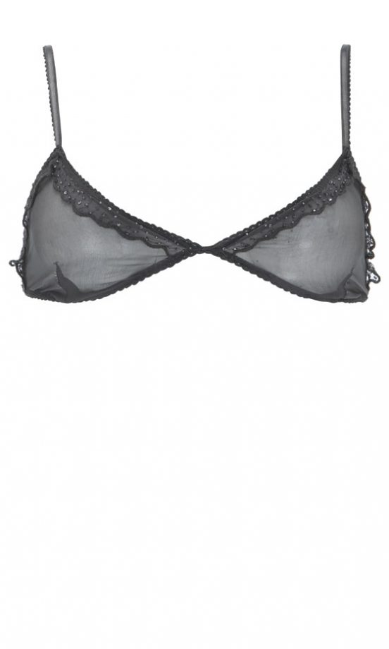 Kate Moss Topshop Black Bra, £22