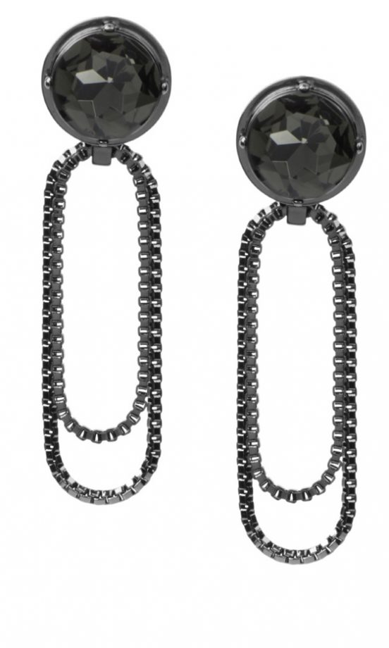 Mawi For ASOS Gemstone Chain Drop Earrings, Were £35, Now £8.50