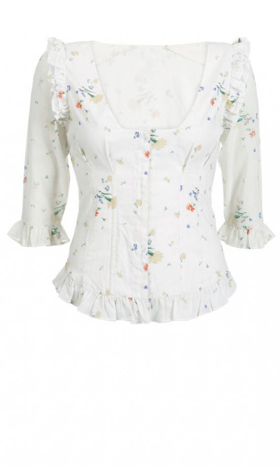 Kate Moss Topshop Cutout Blouse, £45