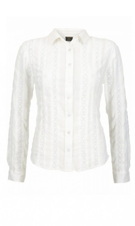 Kate Moss Topshop White Blouse, £55