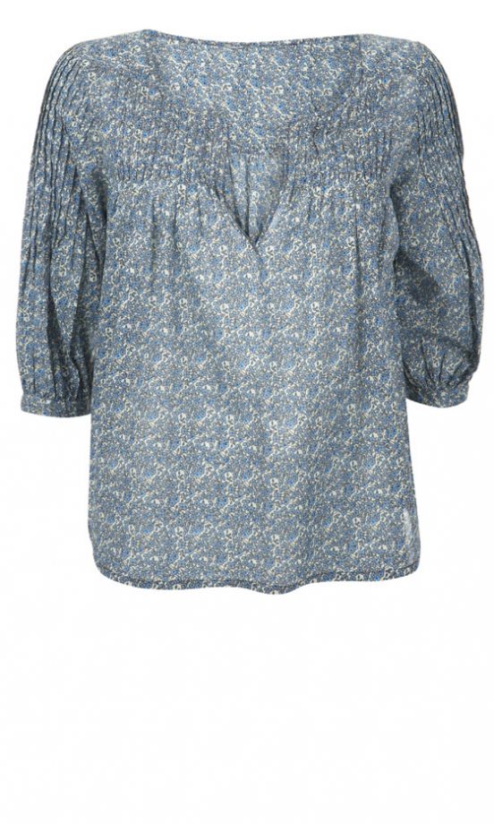 Kate Moss Topshop Blue Blouse, £70