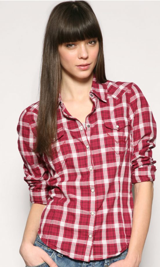 Wrangler Bright Check Western Shirt, £40
