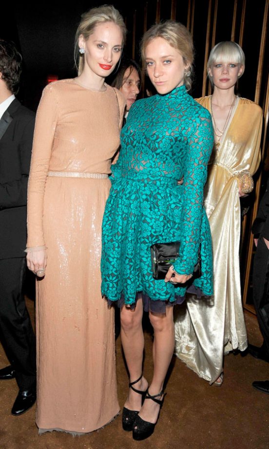 Chloë Sevigny With Lauren Santo Domingo At The Met Ball 2010 Afterparty