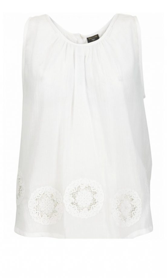 Kate Moss Topshop Circle blouse, £45