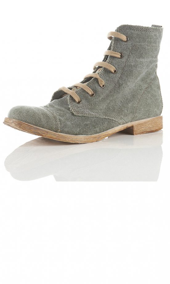 Topshop Millie Canvas Boots, £35