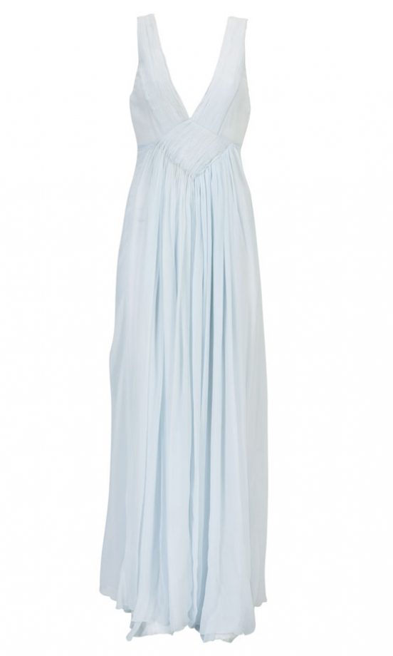Kate Moss Topshop Light Blue Maxi Dress, £150