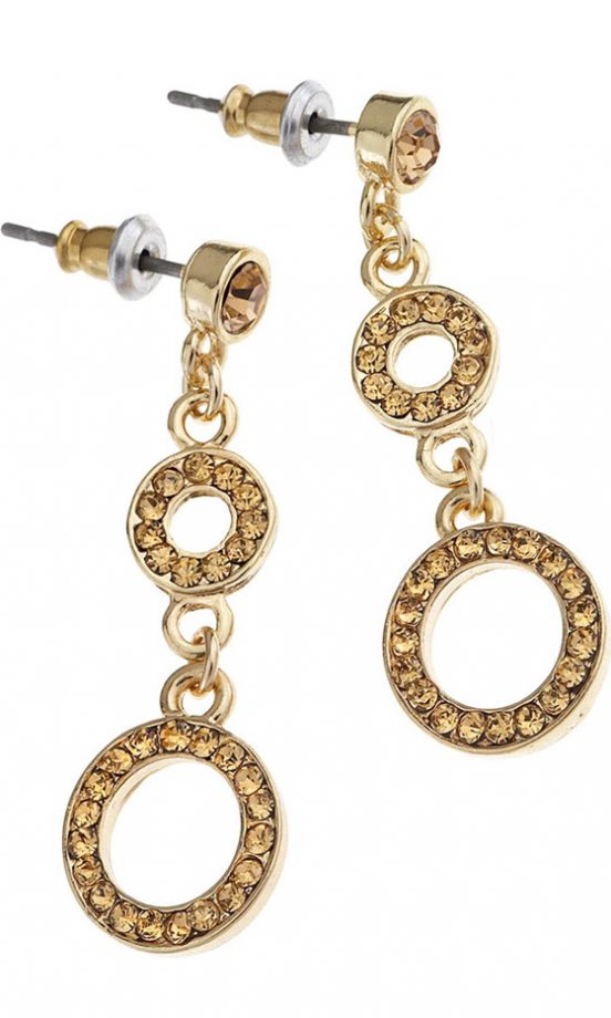 Wallis Gold Plated Circle Earrings, £12