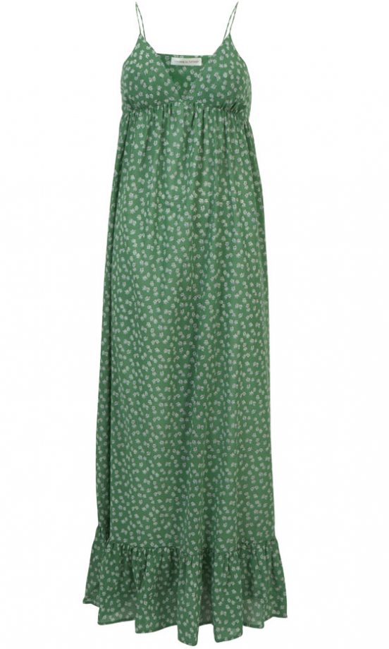 Kate Moss Topshop Green Maxi Dress, £75