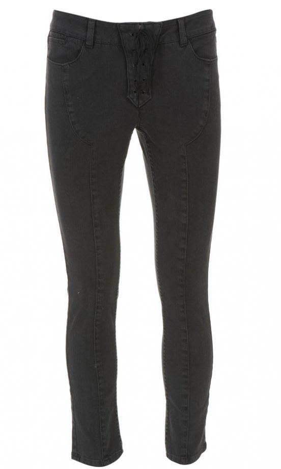 Kate Moss Topshop jLace Up Skinny Jeans, £75