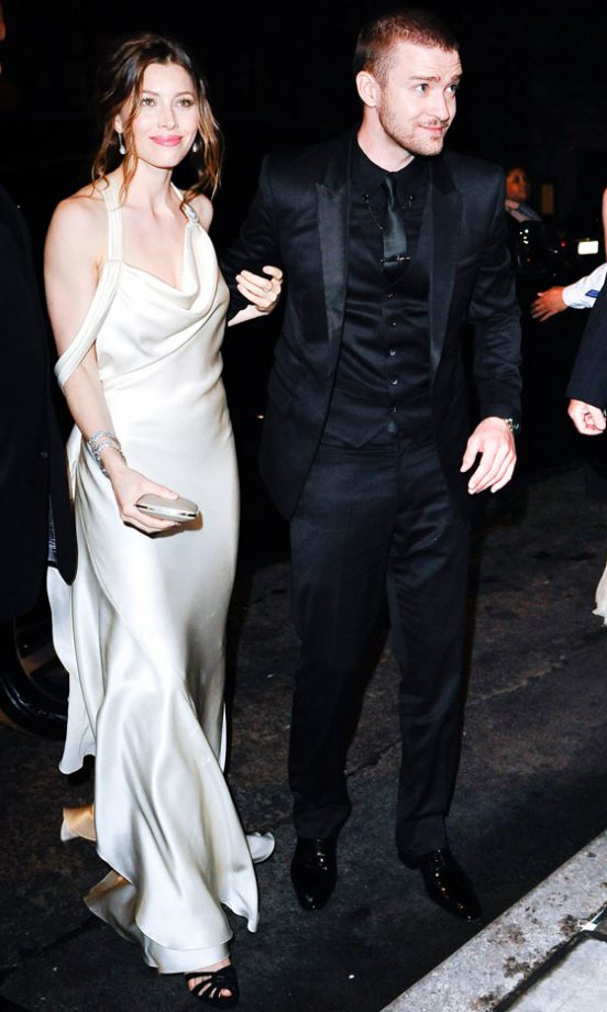 Jessica Biel And Justin Timberlake At the Met Ball 2010 Pre-Party