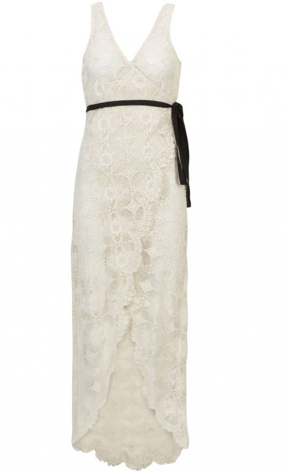 Kate Moss Topshop Lace Wrap Dress, £120
