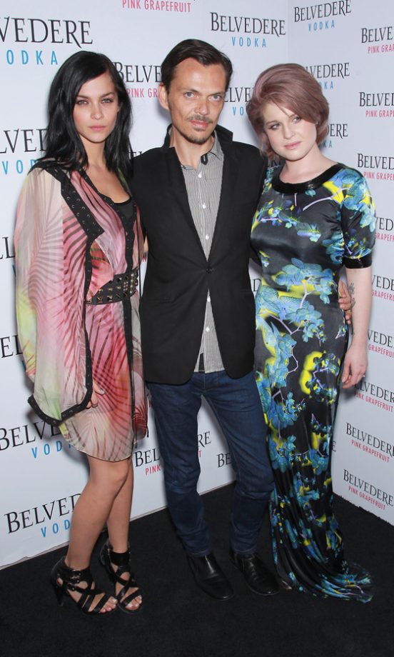 Leigh Lezark, Matthew Williamson And Kelly Osbourne At The Belvedere Pink Grapefruit Launch Party, 2010
