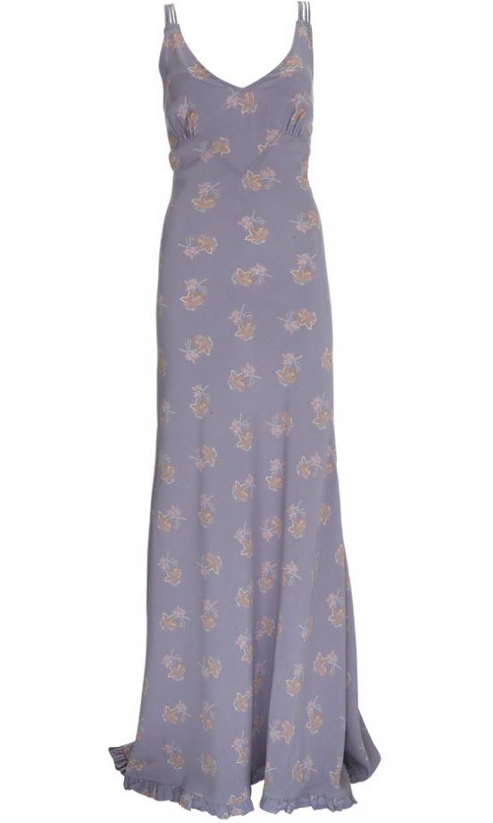 Kate Moss Topshop Pansy Print Maxi Dress, £85