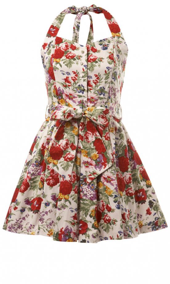 Shop The Trend: ‘50s-Style Dresses -Floral Dress, Miss Selfridge, £40