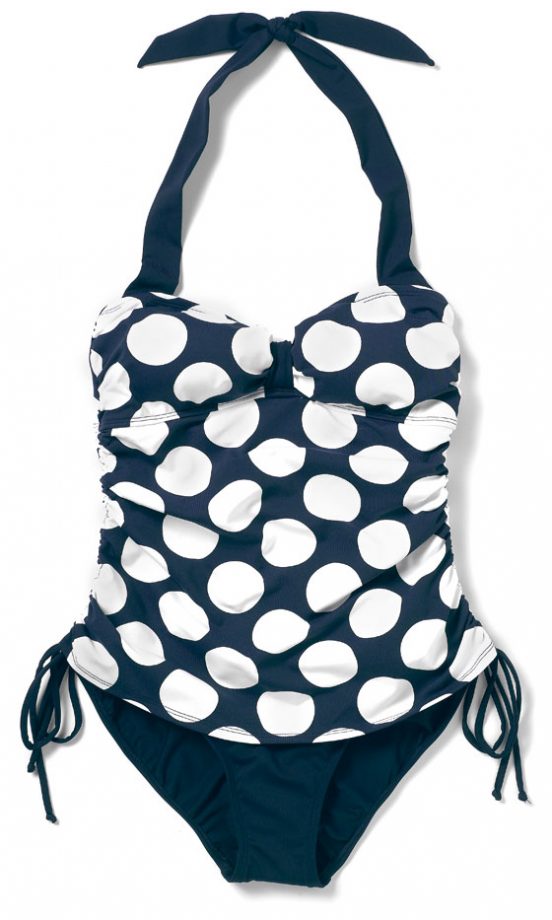 Marks & Spencer Halterneck Spot Tummy Control Swimsuit, £35