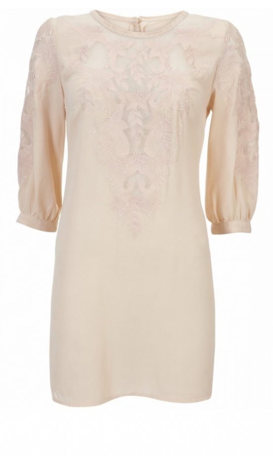 Kate Moss Topshop Nude Embroidered Dress, £70