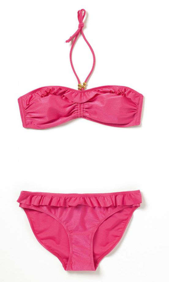 Primark Pink Ruffled Bikini, £5. In Store Only