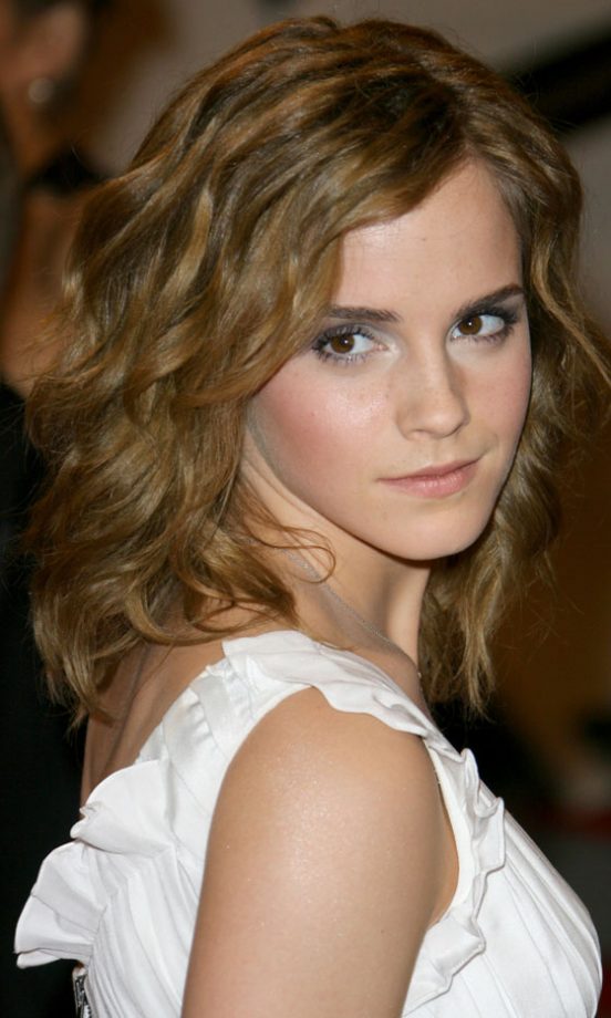 Emma Watson Sporting A Wavy Hairstyle At The Costume Institute Gala, 2010