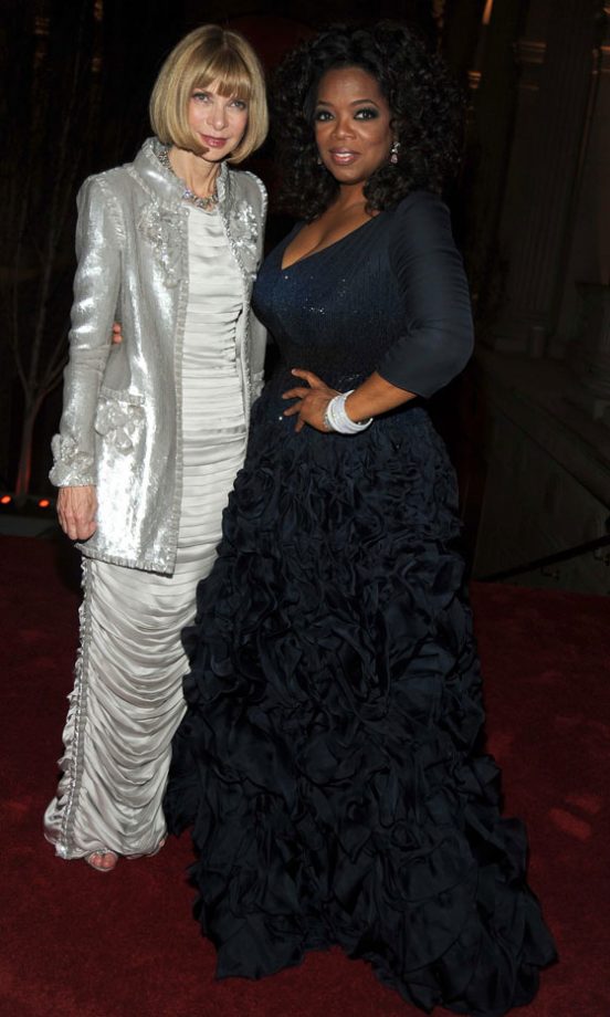 Anna Wintour And Oprah Winfrey At The Costume Institute Gala, 2010