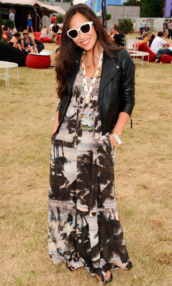 Myleene Klass At V Festival, 2011