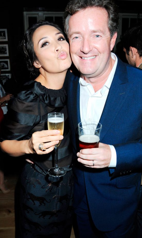 Myleene Klass And Piers Morgan At The Hansom Cab Pub, 2011
