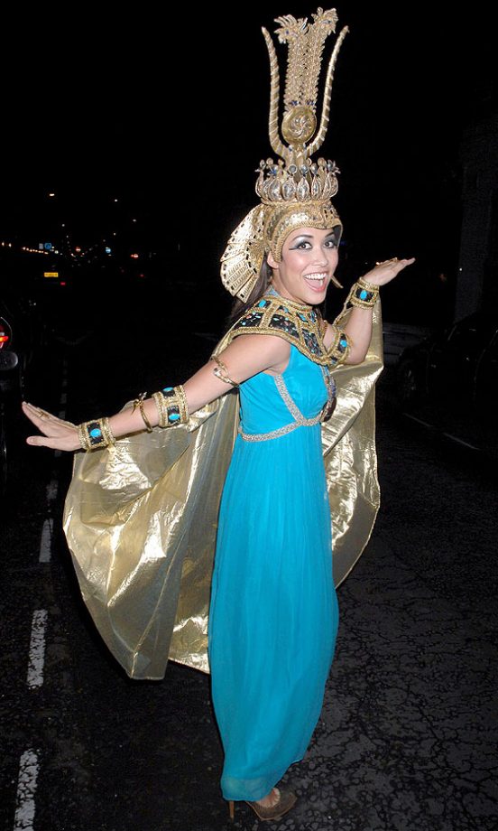 Myleene Klass Dressed As Cleopatra For Her 30th Birthday Party, 2008