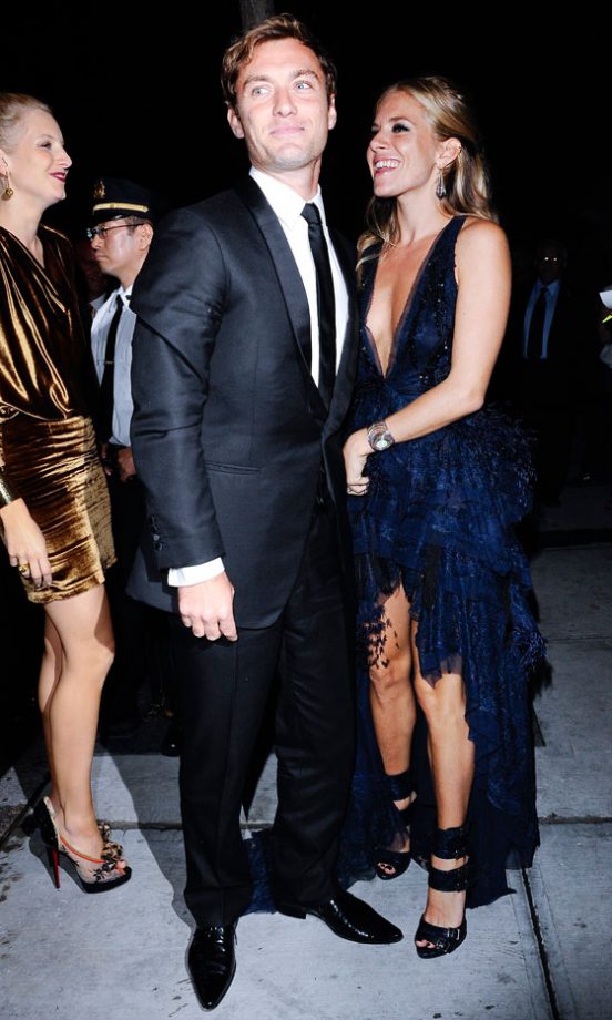 Sienna Miller With Jude Law At the Met Ball 2010 Pre-Party
