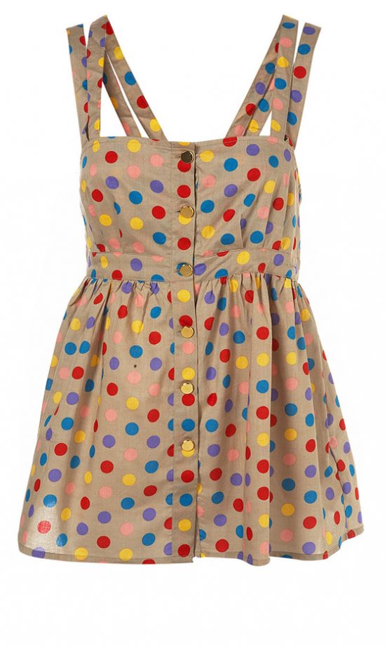 Topshop Spot Gold Button Cami, £25