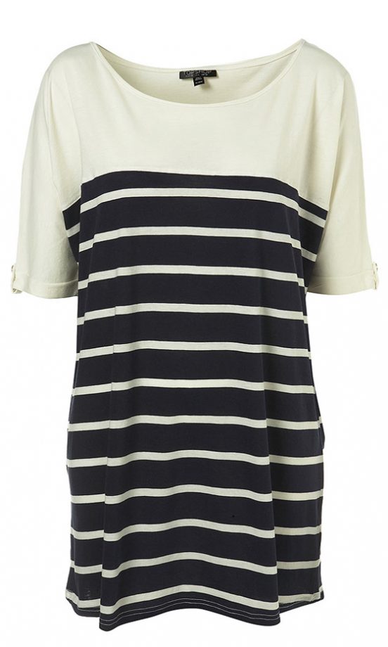 Topshop Oversized Striped Tee, £20