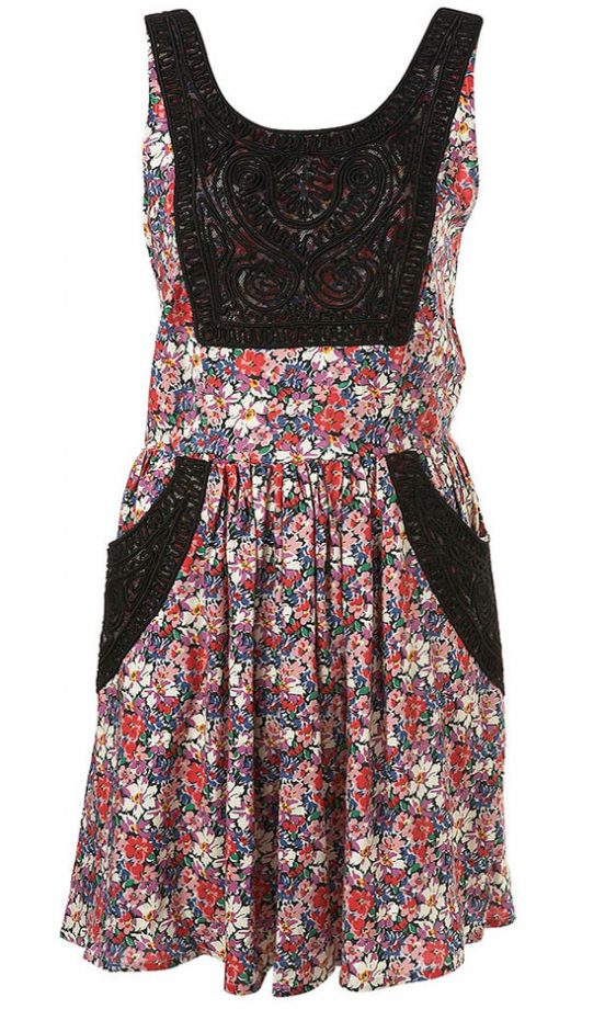Shop The Trend: Flirty Florals - Dress, Topshop, £50 (In Store Only)