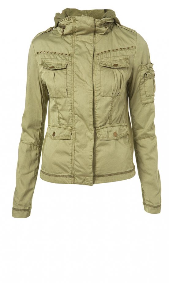 Topshop Stud Army Jacket, £50