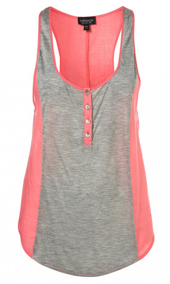 Topshop Jersey Insert Vest, £28