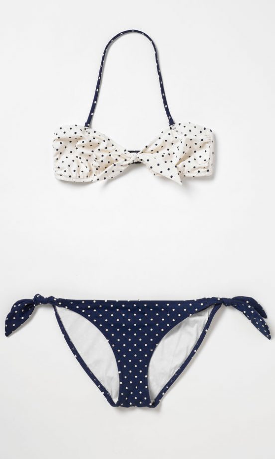 Urban Outfitters Polkadot Tie Front Bikini, £26