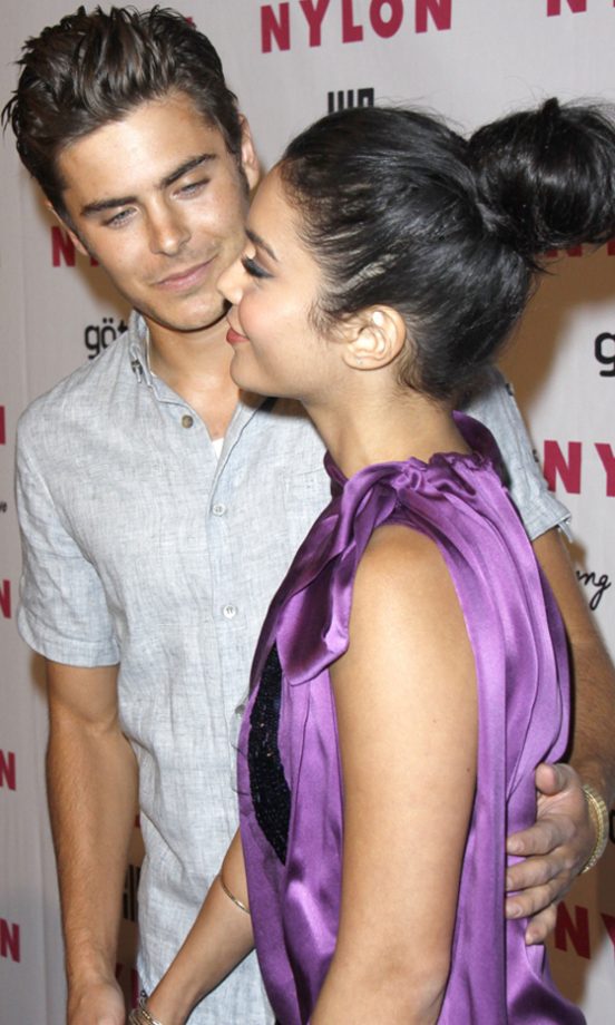 Vanessa Hudgens With Zac Efron At The Nylon Magazine Young Hollywood Party, 2010