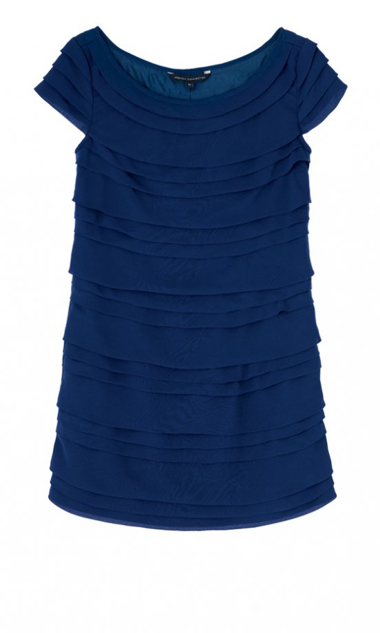 French Connection Blue Tiered Dress, £110