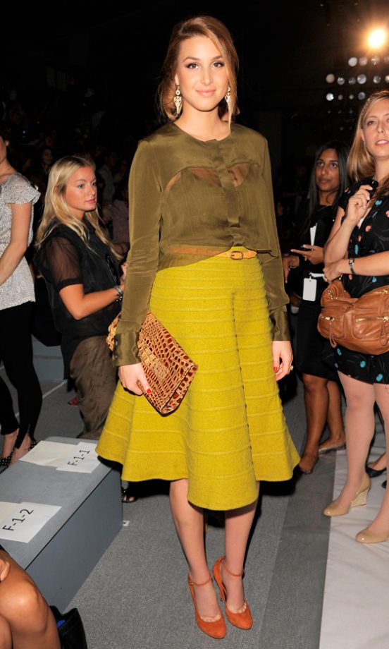 Whitney Port Goes For Vintage Style At New York Fashion Week, 2011