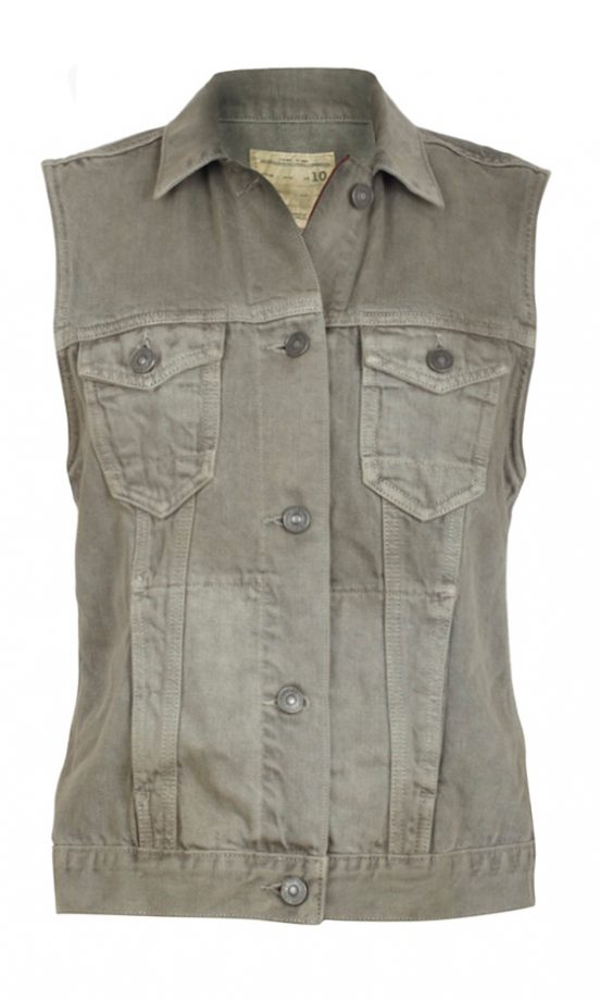 All Saints Grey Dun Gilet, £95