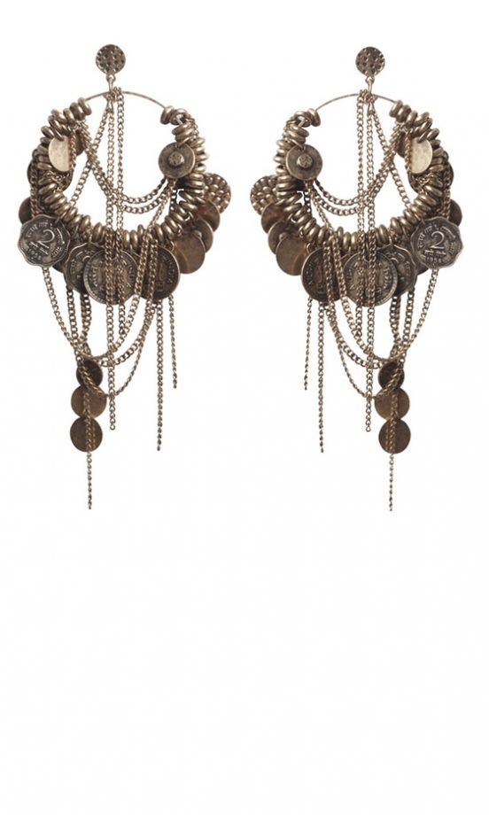 All Saints Large Rula Hoop Earrings, £45