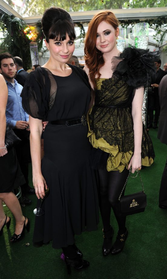 Gizzi Erskine and Karen Gillan At The Women Of The Year Awards, 2010