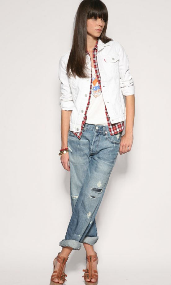 Levis White Denim Western Jacket, £95